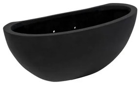 Ghiveci Mini Dorant Wally, culoare negru, dimensiuni multiple - PotteryPots mărimea: L - v. 16.5 cm