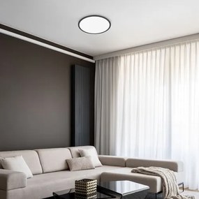 Plafoniera LED moderna Ezio 36W negru, alb