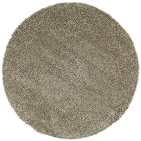 Covor rotund Universal Aqua Liso, ø 80 cm, gri - argintiu