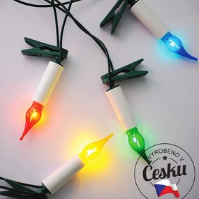 Instalație luminoasă Gloria, colorată, 16 becuri