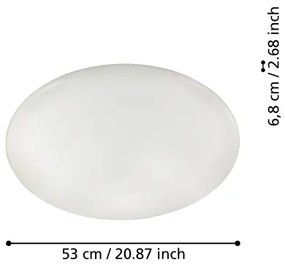 Plafonieră LED dimabilă Eglo 31738 TOTARI-Z LED/44,8W/230V alb