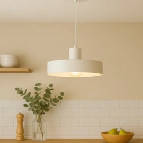 Lustră pe cablu ARCANE 1xE27/60W/230V, alb