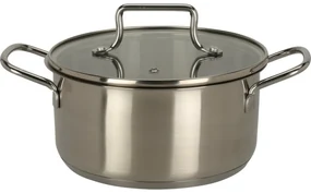Cratiță din oțel inoxidabil EH , diametru 18 cm, diam. 18 cm