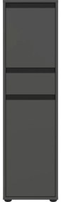 Dulap de baie gri antracit înalt/îngust 33x121 cm Lemont – Germania