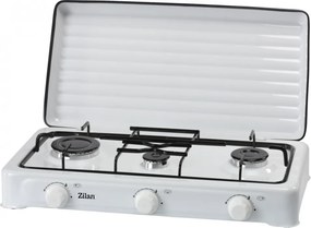 Aragaz cu 3 ochiuri ZILAN ZLN0032A,culoare alb utilizare numai GPL butelie,