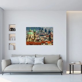 Tablou - Panorama din Praga (90x60 cm)