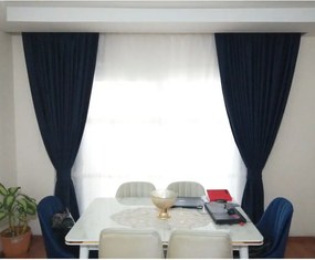 Perdea  Blackout opaca bleumarin 200x260 cm,50014