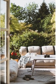 Canapea extensibilă adecvată pentru exterior Karup Design Design OUT™ Buckle Up Dark Grey, gri închis