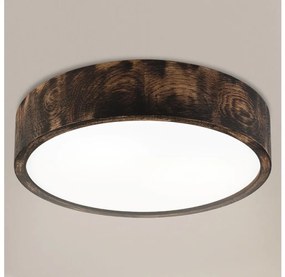 Brilagi - Plafonieră CARVALHO SMOKEY, 2xE27/60W/230V, stejar, Ø 37,5 cm