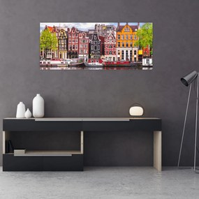 Tablou - Amsterdam, case de dans (120x50 cm)