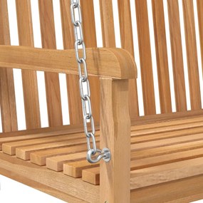 Banca balansoar, lemn masiv de tec, 114x60x64 cm 114 x 60 x 64 cm