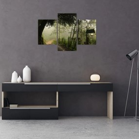 Tablou cu ceața de dimineața (90x60 cm)