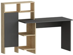 Birou Bugra Antracit 135.9x111.8x60 cm