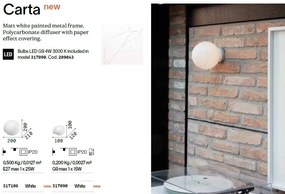 Aplica de perete stil minimalist Carta ap1 d10