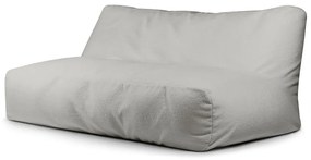 Fotoliu bean bag gri deschis cu tapițerie din țesătură bouclé Sofa Tube 190 – SLOWDOWN