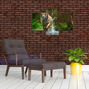 Tablou cu trigrul fugind (90x60 cm)