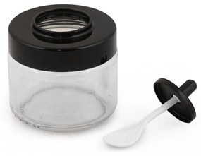 Set borcane de condimente Spice Jar Set   Genis Kasikli 12, Transparent, 30x20x20 cm