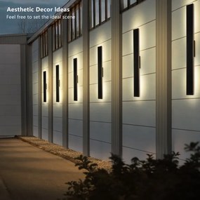 Brilagi - Aplică solară LED de perete SUN LED/5,5W/230V 100 cm 6000 mAh IP44