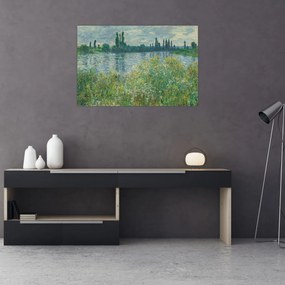 Tablou - Claude Monet, Banks of the Seine, reproducere (90x60 cm)