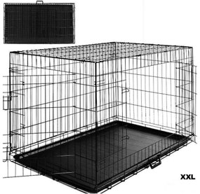 Cuşcă pliabilă 108x70x77cm - XL