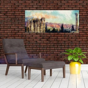 Tablou - Acropole, Atena, Grecia (120x50 cm)