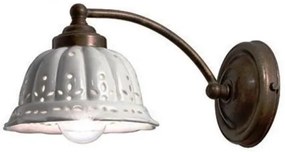 Aplica de perete rustic fabricat manual diam. 14cm Anita 061.17.OC