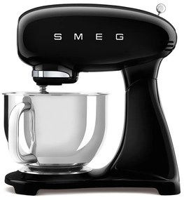 Robot de bucătărie negru 50's Retro Style – SMEG