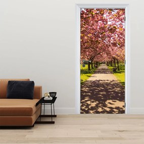 Fototapet pentru ușă - Livadă de cireși (95x205cm)