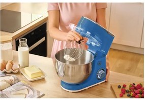 Sencor - Robot de bucătărie cu bol din oțel inoxidabil 1300W/230V albastru