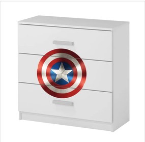 Comoda Capitanul America, 3 sertare