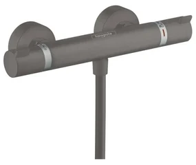Baterie dus termostatata Hansgrohe Ecostat Comfort negru - crom periat