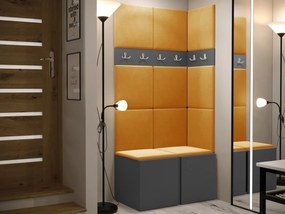 Mobilier hol Tovenaz I (grafit + Galben) . 1104765