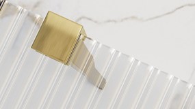 Paravan de dus Rea Aero Intimo Gold Brush 90