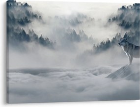 Tablou cu lupi (70x50 cm)