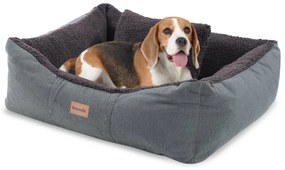 Emma, ​​culcuș pentru câine, coș pentru câine, lavabil, antiderapant, respirabil, saltea față-verso, pernă, dimensiunea S (67 × 20 × 59 cm)