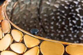 Masuta decorativa Stone Mosaic 72cm, cupru