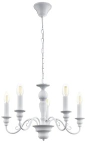 Eglo 49851 - Lustră CAPOSILE 5xE14/40W/230V