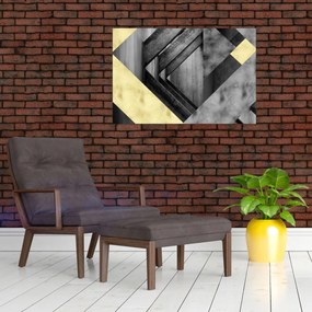 Tablou - Textura forme (90x60 cm)