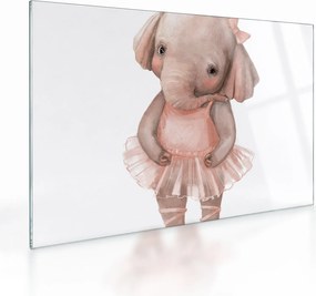 Tablou pe sticlă - Animăluț în acuarelă N⁰5 (70x50 cm)