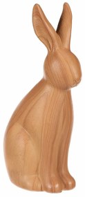 Decorație din poliresină Iepure, figurină mare, 12x 7 x 21 cm