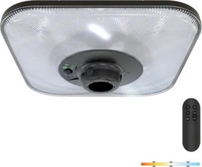 Lampă stradală solară LED cu senzor SOLSUMI LED/25W/3,2V IP54 24000 mAh + telecomandă