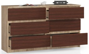 Comodă Keanu (Stejar sonoma + wenge). 1069396