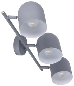 Plafonieră albastru-deschis cu abajur din metal 55x10 cm Azuro – Candellux Lighting