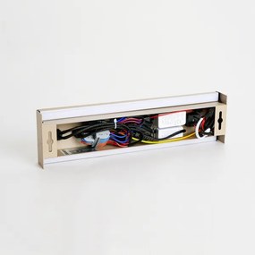 Brilagi-LED Aplică spot de perete cu port USB NOCTIS LED/3W/230V+LED/9W bej