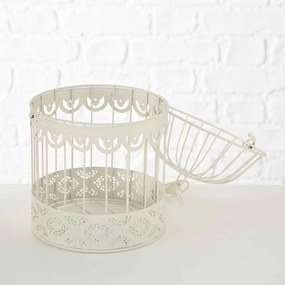 COLIVIE DECORATIVA FREDERIQUE, 19X30 CM, METAL, ALB