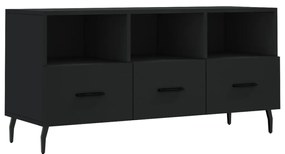 vidaXL Dulap TV, negru, 102x36x50 cm, lemn prelucrat
