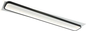 Brilagi - plafonieră LED dimabilă OUTLINE LED/90W/230V 18x100 cm alb/negru +telecomandă