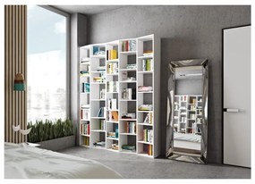 Bibliotecă albă 182x224 cm Valsa – TemaHome