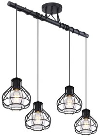 Lustră pe cablu Globo 15388-4D CLASTRA 4xE27/60W/230V