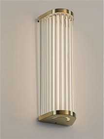 Aplica de perete LED baie IP44 VITREE aurie